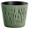 Prosperplast Macetero Verde,con Depósito SANDY ROUND 22,5x22,5x19,2cm5 L -Jardín Series Tienda 20da31fb03987669