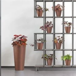 Prosperplast Maceta TUBUS CORTEN 12L 300x300x280 Cobre -Jardín Series Tienda 24e40be62d1047bd