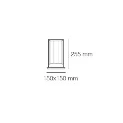 Sobremuro De Exterior LED Fuero Antracita Con Luz Neutra IP54 Wonderlamp -Jardín Series Tienda 2eeae2b8300cd137