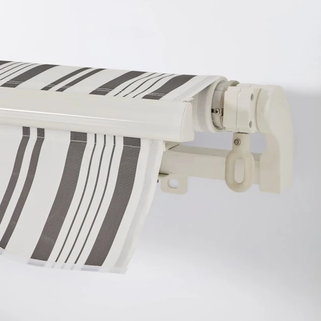 Toldo Manual 2,95 X 2 M Gris Y Blanco Torello 4 Toldo Manual 2,95 X 2 M Gris Y Blanco Torello - Imagen 2