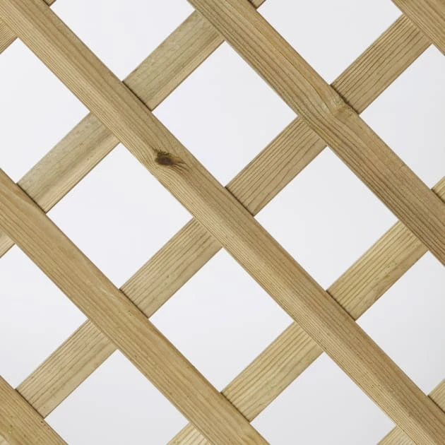 Celosia De Madera Diagonal En Arco 1,80 X 0,90 M 4 Celosia De Madera Diagonal En Arco 1,80 X 0,90 M - Imagen 2