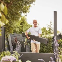 Poste Aluminio Sin Base "neva" 183 Cm Gris -Jardín Series Tienda 3663602431879 23c BI