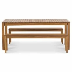Mesa De Jardín Madera Denia 150x90x75 Cm -Jardín Series Tienda 3663602723127 28c bi