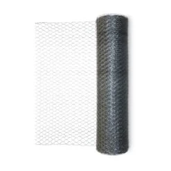 Malla De Triple Torsión Galvanizada 1 X 10 M - Hueco 13 X 13 Mm