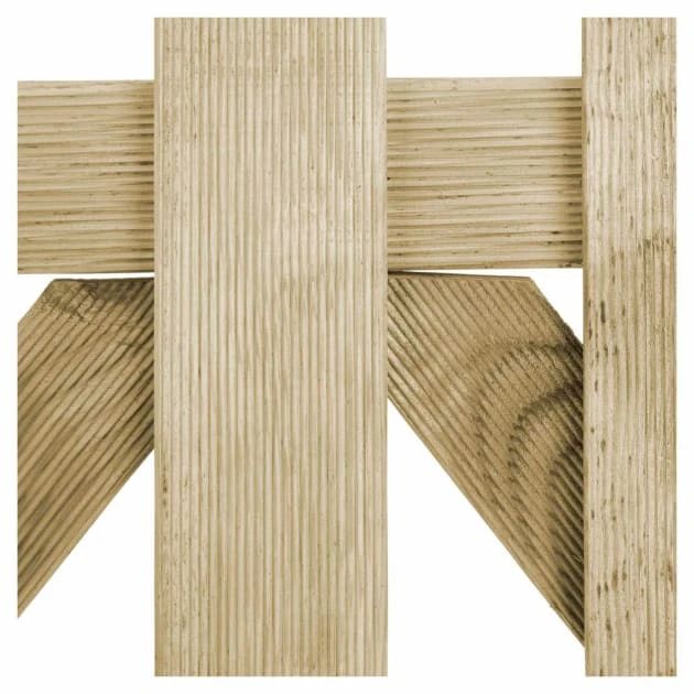 Puerta De Madera Mekong 100 X 100 Cm 4 Puerta De Madera Mekong 100 X 100 Cm - Imagen 2