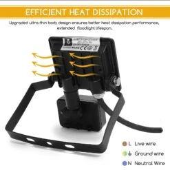 30W Foco LED Con Sensor Movimiento, 2700LM, IP65, 4000K, Aigostar -Jardín Series Tienda 3d3d40d9e2faba51