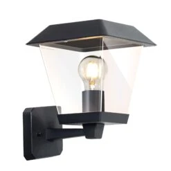 Aigostar Aplique Pared Exterior,GU10 Antracita Aluminio Up Down Lámpara