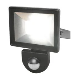 Proyector Led 10w Negro Con Sensor