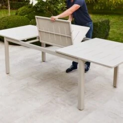 Mesa Jardín Extensible Santorin 180x100x75 Cm 16 Mesa Jardín Extensible Santorin 180x100x75 Cm -Jardín Series Tienda 5059340125046 23c BI