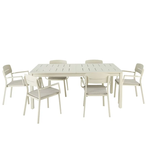 Mesa Jardín Extensible Santorin 180x100x75 Cm 10 Mesa Jardín Extensible Santorin 180x100x75 Cm - Imagen 8