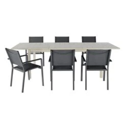 Mesa Jardín Extensible Santorin 180x100x75 Cm 22 Mesa Jardín Extensible Santorin 180x100x75 Cm -Jardín Series Tienda 5059340125046 27c BI