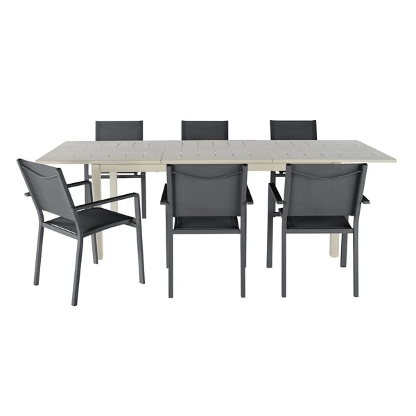 Mesa Jardín Extensible Santorin 180x100x75 Cm 12 Mesa Jardín Extensible Santorin 180x100x75 Cm - Imagen 10