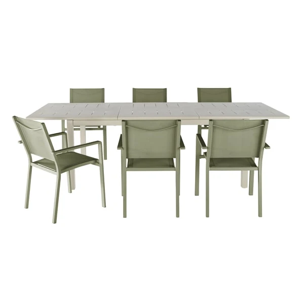 Mesa Jardín Extensible Santorin 180x100x75 Cm 11 Mesa Jardín Extensible Santorin 180x100x75 Cm - Imagen 9