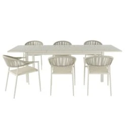 Mesa Jardín Extensible Santorin 180x100x75 Cm 23 Mesa Jardín Extensible Santorin 180x100x75 Cm -Jardín Series Tienda 5059340125046 29c BI