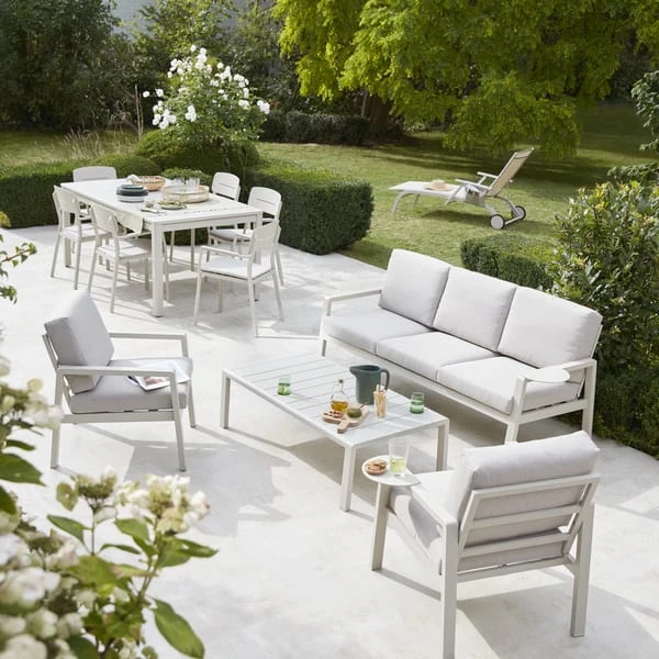 Mesa Jardín Extensible Santorin 180x100x75 Cm 9 Mesa Jardín Extensible Santorin 180x100x75 Cm - Imagen 7