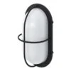 Aplique Exterior Oval Negro Pinusa -Jardín Series Tienda 5059340190204 21c BI