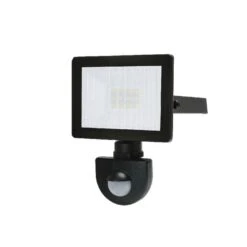 Proyector LED Negro Lucano 10W Sensor