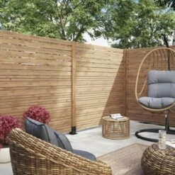 Panel Ocultación Madera Skimia V1 Marrón 180x60 Cm 17 Panel Ocultación Madera Skimia V1 Marrón 180x60 Cm -Jardín Series Tienda 5059340668895 26c BI