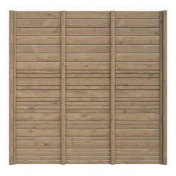 Panel Ocultación Madera Skimia V2 Marrón 180x60 Cm -Jardín Series Tienda 5059340668918 23c BI