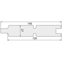 Lama Cerramiento Skimia Marrón 180x13,3x2,7 Cm Blooma -Jardín Series Tienda 5059340669021 25c BI