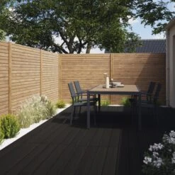 Lama Cerramiento Skimia Marrón 180x13,3x2,7 Cm Blooma -Jardín Series Tienda 5059340669021 27c BI