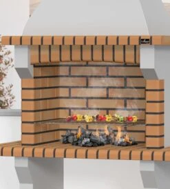 Barbacoa De Obra Madrid 237x124 Cm -Jardín Series Tienda 5600226486722 22c BI
