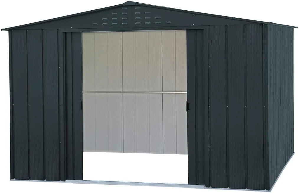 CASETA COBERTIZO METAL JARDIN COLOSSUS 10X8 GRIS DURAMAX 4 CASETA COBERTIZO METAL JARDIN COLOSSUS 10X8 GRIS DURAMAX - Imagen 2