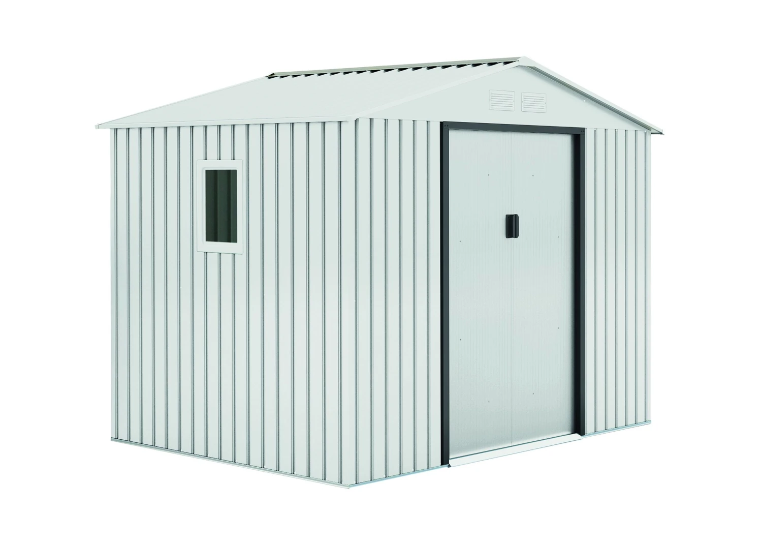 CASETA COBERTIZO METAL JARDIN MALLORCA BLANCA CATRAL CON PUERTA GRANDE Y VENTANA 3 CASETA COBERTIZO METAL JARDIN MALLORCA BLANCA CATRAL CON PUERTA GRANDE Y VENTANA