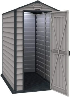CASETA COBERTIZO PVC JARDIN EVERMORE 4X6 DURAMAX -Jardín Series Tienda 63627a446b6a22.55308418