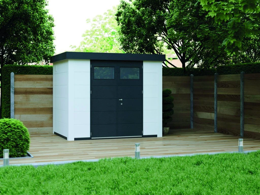 CASETA METALICA JARDIN NOVO HABITAT NH5 BLANCA 3 CASETA METALICA JARDIN NOVO HABITAT NH5 BLANCA