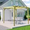 Pérgola Maciza - BARCELONA 420x420cm -Jardín Series Tienda 636bb30216d6f4.88839114