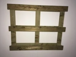 Huerto Urbano Vertical Estilo Palet De Madera Tratada 100x80x15 Cm