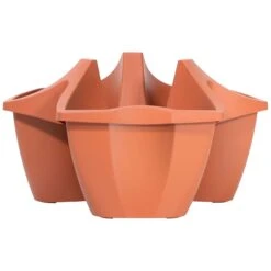 Prosperplast Maceta CROWN 16L., 480x480x264, Color Terracota