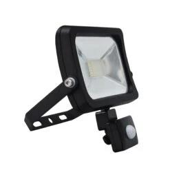 Pack 2X Focos Proyector LED 30W Con Detector De Movimiento PIR Negro IP44 -Jardín Series Tienda 638543b7ca4395.78711752