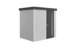 CASETA METALICA BIOHORT JARDIN NEO 2D DOBLE PUERTA COLOR GRIS CUARZO -Jardín Series Tienda 638968282ba1f4.98148409