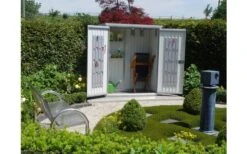 CASETA ARMARIO METALICO BIOHORT 230 COLOR GRIS OSCURO -Jardín Series Tienda 63896ab7576665.41891114