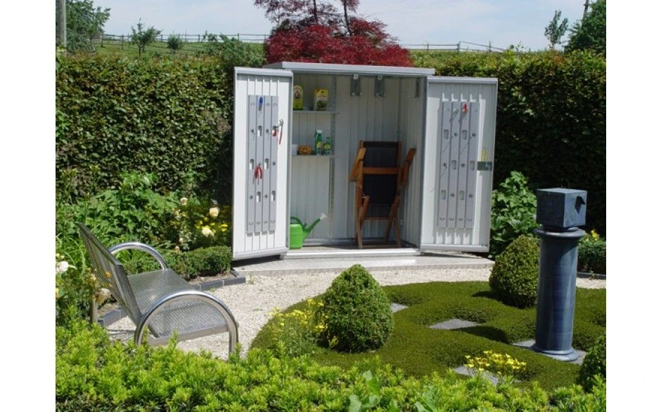 CASETA ARMARIO METALICO BIOHORT 230 COLOR GRIS OSCURO 7 CASETA ARMARIO METALICO BIOHORT 230 COLOR GRIS OSCURO - Imagen 5