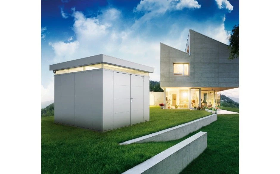 CASETA METALICA BIOHORT JARDIN CASANOVA 3X6 COLOR GRIS CUARZO 4 CASETA METALICA BIOHORT JARDIN CASANOVA 3X6 COLOR GRIS CUARZO - Imagen 2