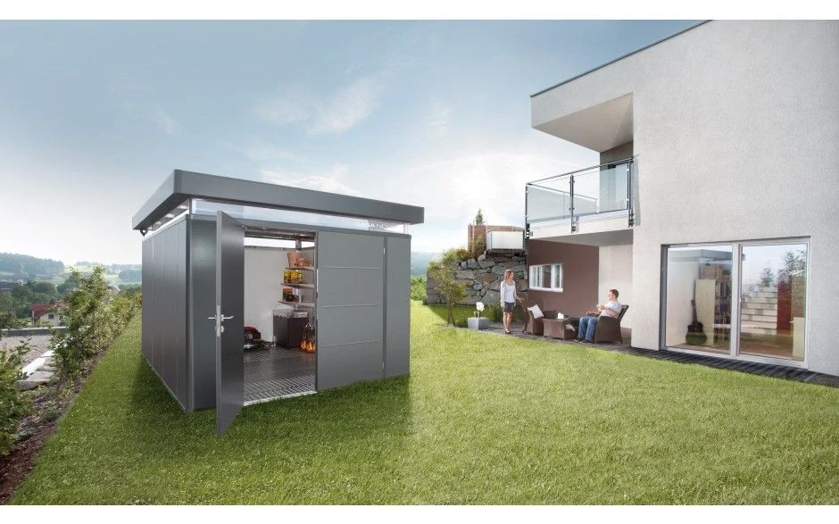 CASETA METALICA BIOHORT JARDIN CASANOVA 3X6 COLOR GRIS CUARZO 3 CASETA METALICA BIOHORT JARDIN CASANOVA 3X6 COLOR GRIS CUARZO