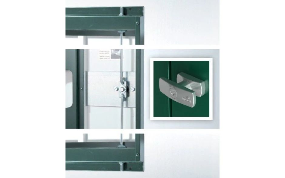 CASETA METALICA BIOHORT JARDIN EUROPA 2A COLOR VERDE 7 CASETA METALICA BIOHORT JARDIN EUROPA 2A COLOR VERDE - Imagen 5