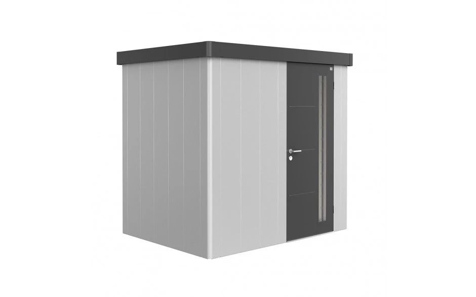 CASETA METALICA BIOHORT JARDIN NEO 3C COLOR GRIS CUARZO 3 CASETA METALICA BIOHORT JARDIN NEO 3C COLOR GRIS CUARZO
