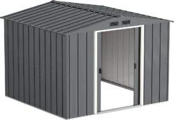 CASETA COBERTIZO METAL JARDIN ECO 8X8 GRIS DURAMAX 9 CASETA COBERTIZO METAL JARDIN ECO 8X8 GRIS DURAMAX -Jardín Series Tienda 639ad278589140.96849561
