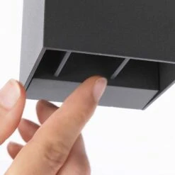 Aplique IP54 Modelo Rex LED Gris Urbano FORLIGHT -Jardín Series Tienda 63b43d0e11d6d4.59069669