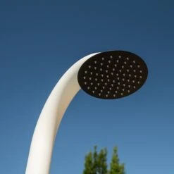 Ducha Exterior Blanca Agua Caliente Y Fria Sined DOCCIA LUNA BIANCA -Jardín Series Tienda 6b2e5ae8d9604329