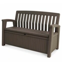 Banco Y Baúl Marrón 227 L