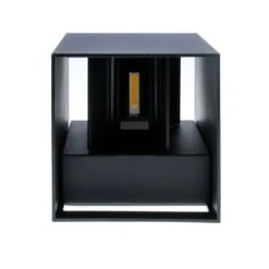 Aplique LED De Exterior Leva 2 Luces Cálidas Cuadrado Antracita IP54 Wonderlamp -Jardín Series Tienda 72b964a7ea40e98b