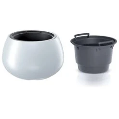 Prosperplast Maceta HEOS 32LCon Depósito 436x436x270 Blanco -Jardín Series Tienda 7a70a6112f3a7803