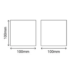 Aplique Para Exterior Cubo LED 2x6W 4000K Gris Antracita IP54 -Jardín Series Tienda 7a7459ca369f8058