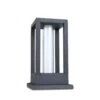 Sobremuro De Exterior LED Fuero Antracita Con Luz Neutra IP54 Wonderlamp