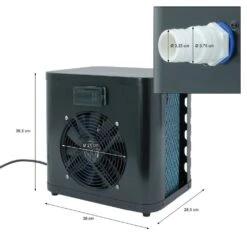 Bomba De Calor Mini Hasta 30 M³ 4 Kw -Jardín Series Tienda 8506b68bb344651b